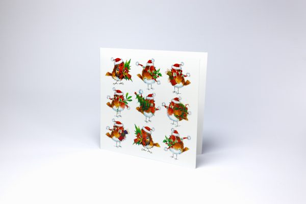 Christmas Cards: Festive Robins