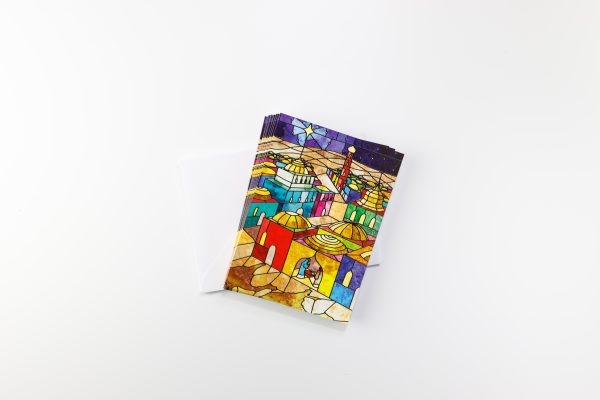 Christmas Cards: Stained Glass Nativity